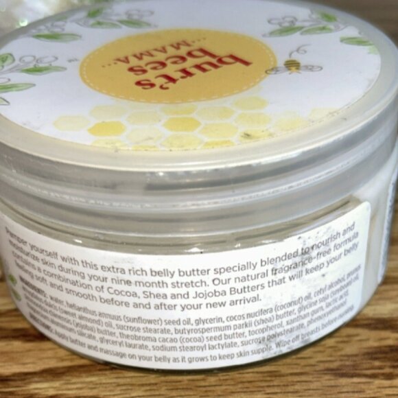 Burt’s Bees Mama Bee Belly Butter Fast Ship Pregnancy Skincare Care 6.5oz - Picture 2 of 2